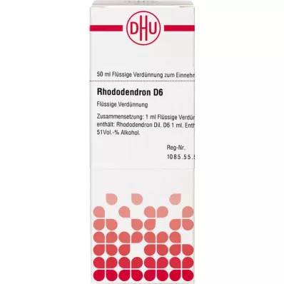 RHODODENDRON D 6 Lahjendus, 50 ml