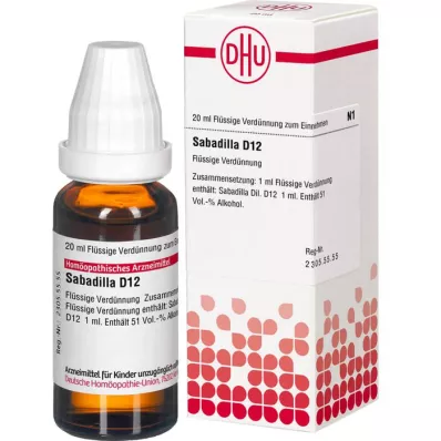 SABADILLA D 12 Lahjendus, 20 ml