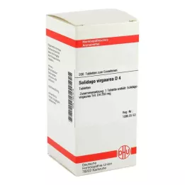 SOLIDAGO VIRGAUREA D 4 tabletti, 200 tk