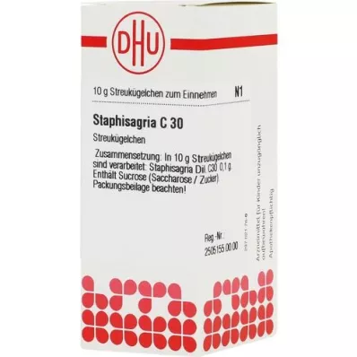 STAPHISAGRIA C 30 graanulid, 10 g
