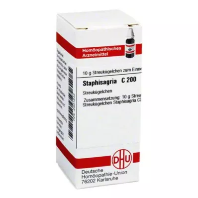 STAPHISAGRIA C 200 graanulid, 10 g