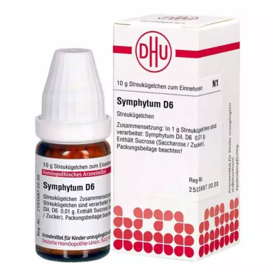 SYMPHYTUM D 6 kapslit, 10 g SYMPHYTUM D 6 kapslit, 10 g