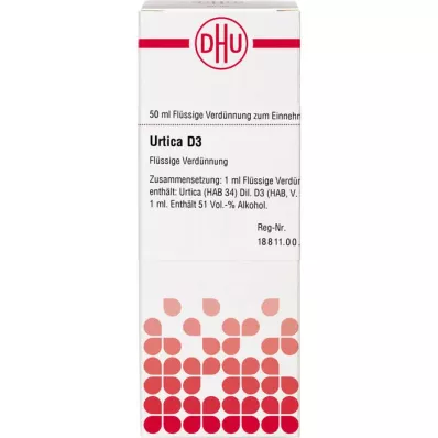 URTICA D 3 Lahjendus, 50 ml