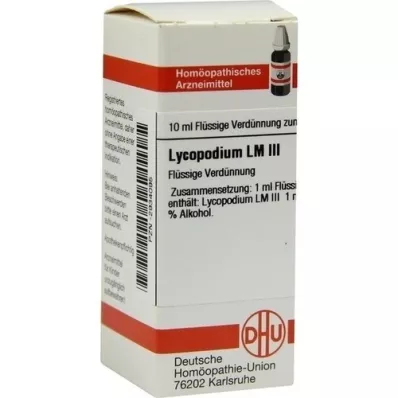 LYCOPODIUM LM III Lahjendus, 10 ml