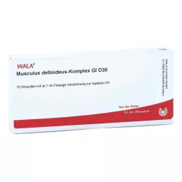 MUSCULUS DELTOIDEUS Kompleks GL D 30 ampulli, 10X1 ml