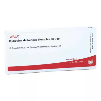 MUSCULUS DELTOIDEUS Kompleks GL D 30 ampulli, 10X1 ml