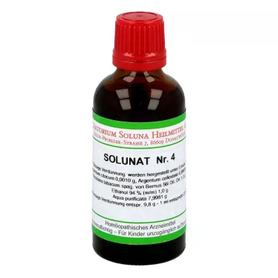 SOLUNAT nr.4 tilgad, 50 ml SOLUNAT nr.4 tilgad, 50 ml