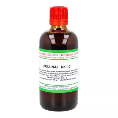 SOLUNAT nr.10 tilgad, 100 ml