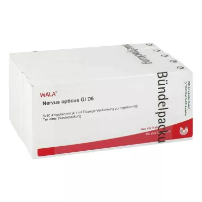 NERVUS OPTICUS GL D 6 ampulli, 50X1 ml
