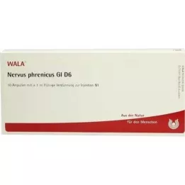 NERVUS PHRENICUS GL D 6 ampulli, 10X1 ml