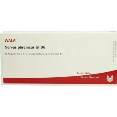 NERVUS PHRENICUS GL D 6 ampulli, 10X1 ml NERVUS PHRENICUS GL D 6 ampulli, 10X1 ml