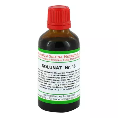 SOLUNAT nr.16 tilgad, 50 ml SOLUNAT nr.16 tilgad, 50 ml
