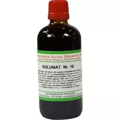 SOLUNAT nr.16 tilgad, 100 ml