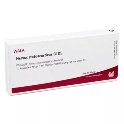 NERVUS STATOACUSTICUS GL D 5 ampulli, 10X1 ml NERVUS STATOACUSTICUS GL D 5 ampulli, 10X1 ml