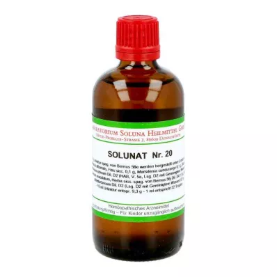 SOLUNAT nr.20 tilgad, 100 ml