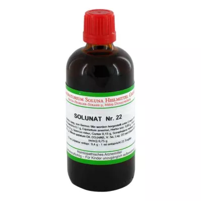 SOLUNAT nr.22 tilgad, 100 ml