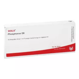 PHOSPHORUS D 8 ampulli, 10X1 ml