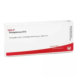 PHOSPHORUS D 12 ampulli, 10X1 ml
