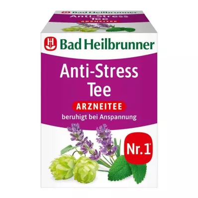 BAD HEILBRUNNER Anti-Stress tee filtrikott, 8X1.75 g BAD HEILBRUNNER Anti-Stress tee filtrikott, 8X1.75 g