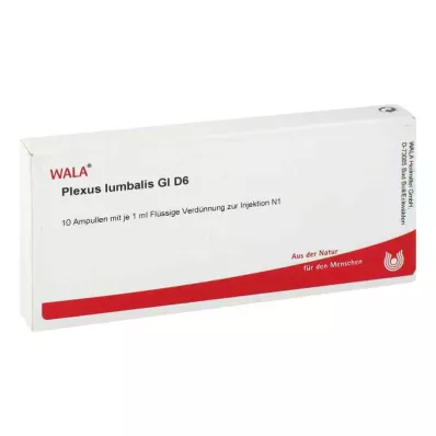 PLEXUS LUMBALIS GL D 6 ampulli, 10X1 ml