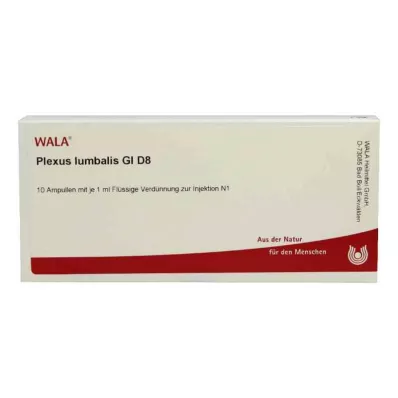 PLEXUS LUMBALIS GL D 8 ampulli, 10X1 ml