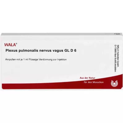PLEXUS PULMONALIS Vagusnärv GL D 6 ampulli, 10X1 ml PLEXUS PULMONALIS Vagusnärv GL D 6 ampulli, 10X1 ml