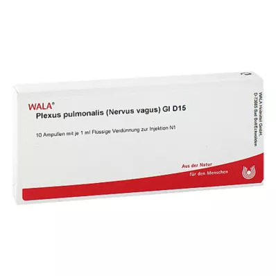PLEXUS PULMONALIS Vagusnärv GL D 15 ampulli, 10X1 ml