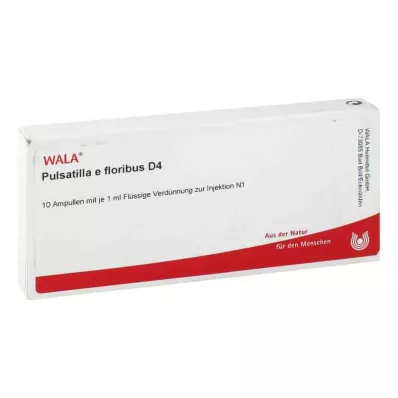 PULSATILLA E floribus D 4 ampulli, 10X1 ml