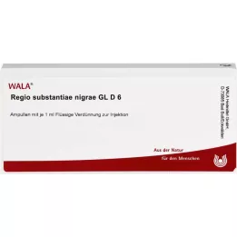 REGIO substantiae nigrae GL D 6 ampulli, 10X1 ml