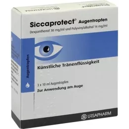 SICCAPROTECT silmatilgad, 3X10 ml