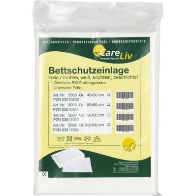 BETTSCHUTZEINLAGE foolium froteerätik 40x50 cm, 1 tk