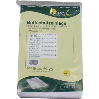 BETTSCHUTZEINLAGE fooliumfrotee 100x140 cm, 1 tk