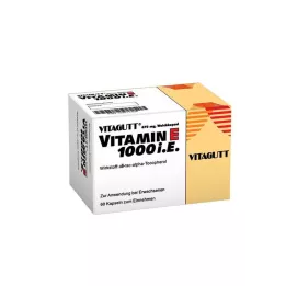 VITAGUTT E-vitamiin 1000 pehmet kapslit, 60 tk