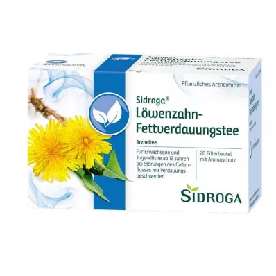 SIDROGA Võililletee filtrikott, 20X1,5 g