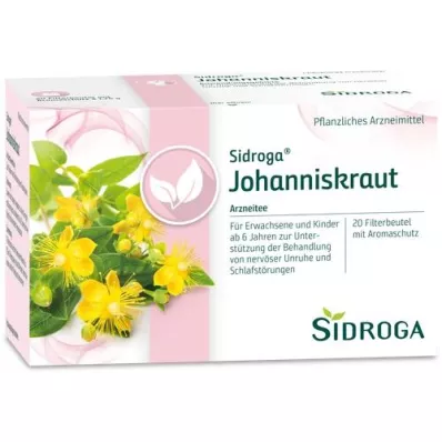 SIDROGA naistepuna tee filtrikott, 20X1,75 g