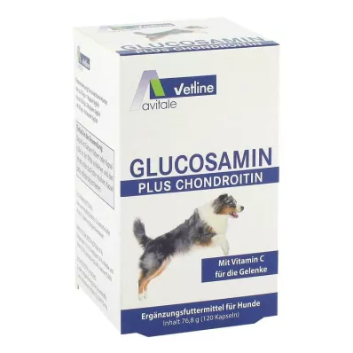 GLUCOSAMIN+CHONDROITIN kapslid koertele, 120 tk
