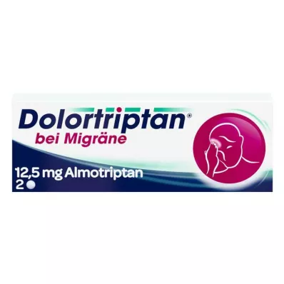 DOLORTRIPTAN migreeni puhul Õhukese polümeerikattega tabletid, 2 tk