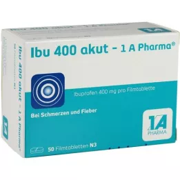 IBU 400 akut-1A Pharma õhukese polümeerikattega tabletti, 50 tk
