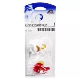 SAUGER Cherry lateks suurus 1 0-6 kuud valge/punane, 2 tk