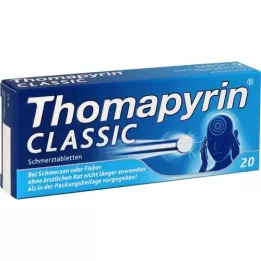 THOMAPYRIN CLASSIC valuvaigistavad tabletid, 20 tk