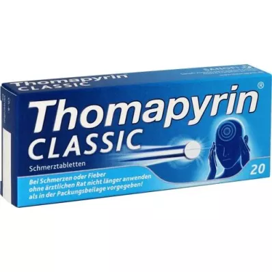 THOMAPYRIN CLASSIC valuvaigistavad tabletid, 20 tk