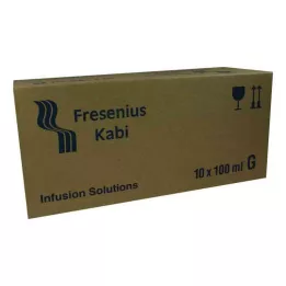 NATRIUMHYDROGENCARBONAT 8,4% klaasist infusioonilahus, 10X100 ml