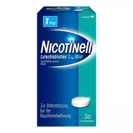 NICOTINELL Pastillid 1 mg piparmünt, 36 tk
