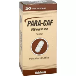 PARA CAF 500 mg/65 mg tabletid, 20 tk
