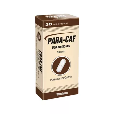 PARA CAF 500 mg/65 mg tabletid, 20 tk