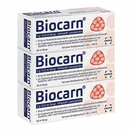 BIOCARN siirup, 3X50 ml