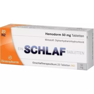 HEMODORM 50 mg unetabletid, 20 tk