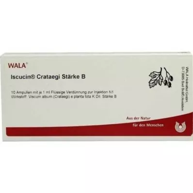 ISCUCIN crataegi Tugevus B Ampullid, 10X1 ml