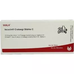 ISCUCIN crataegi Tugevus C Ampullid, 10X1 ml