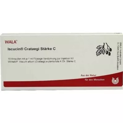 ISCUCIN crataegi Tugevus C Ampullid, 10X1 ml